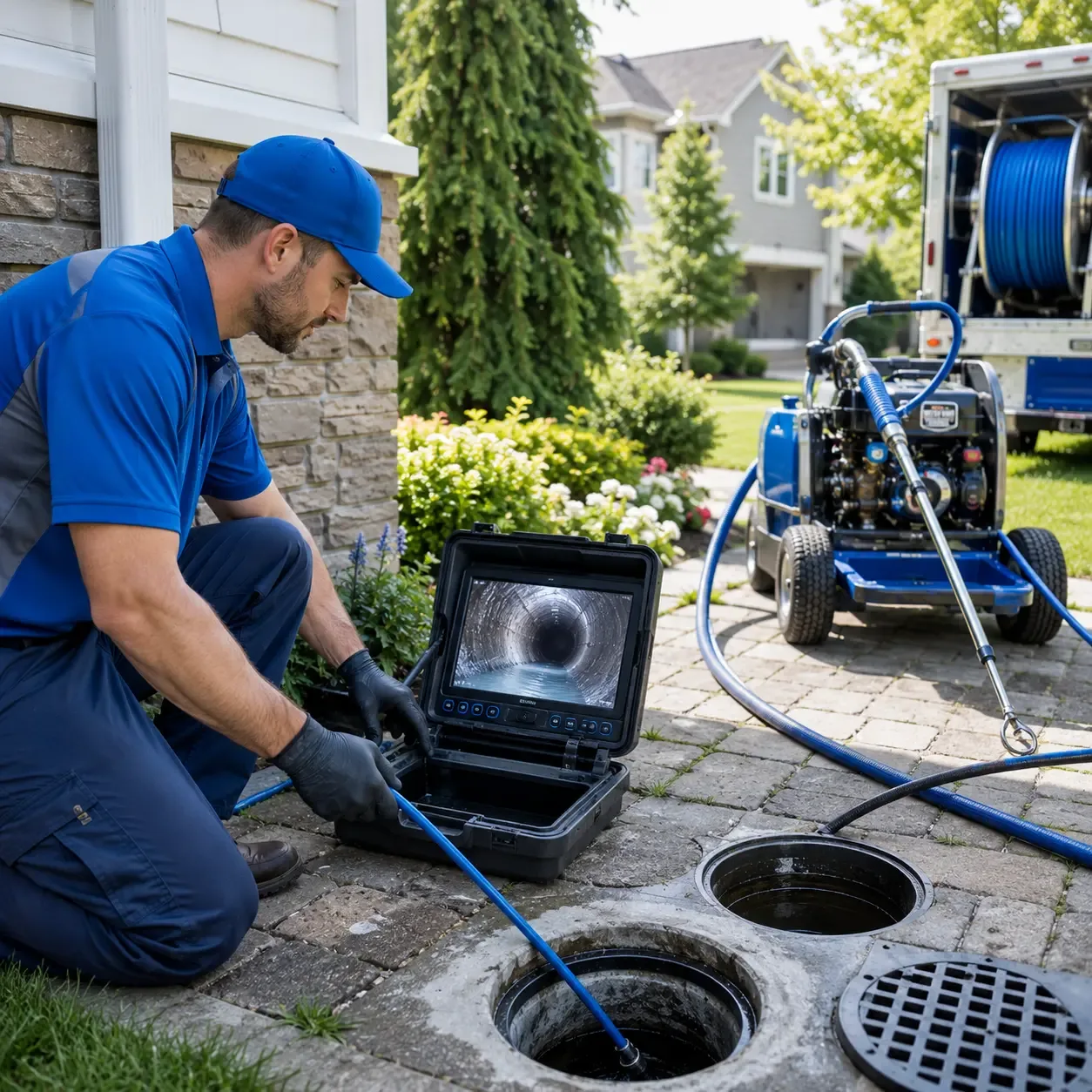 Outdoor drain cleaning professionals serving Manteno, IL