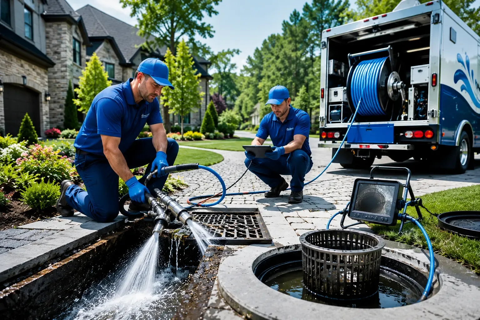 Local outdoor drain cleaning professionals in Manteno, IL