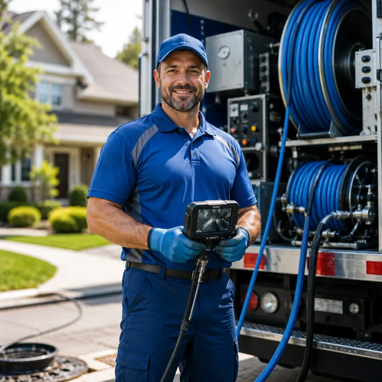 Local outdoor drain cleaning specialists in Manteno, IL